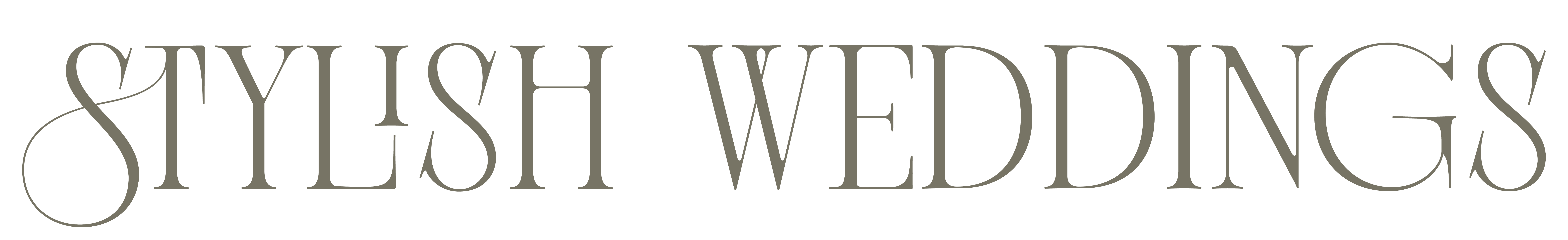 Stylish Weddings_Secondary Logo Type Only-SAGE